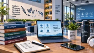 edutech Indonesia berbasis teknologi mendukung literasi digital dan pembelajaran modern
