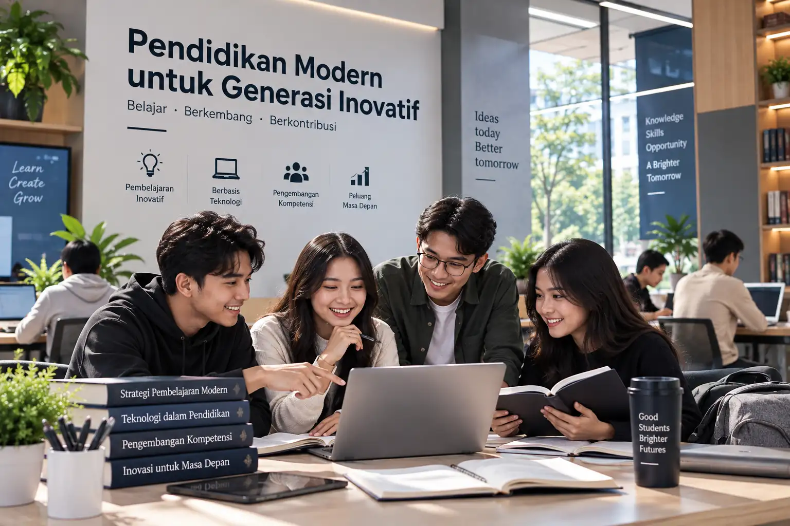 mahasiswa memanfaatkan teknologi digital untuk mendukung proses pembelajaran