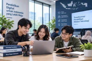 pendidikan digital di Indonesia modern mendukung mahasiswa melalui teknologi pembelajaran yang fleksibel dan interaktif