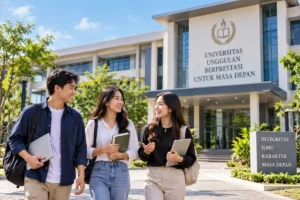 mahasiswa berada di lingkungan perguruan tinggi unggulan